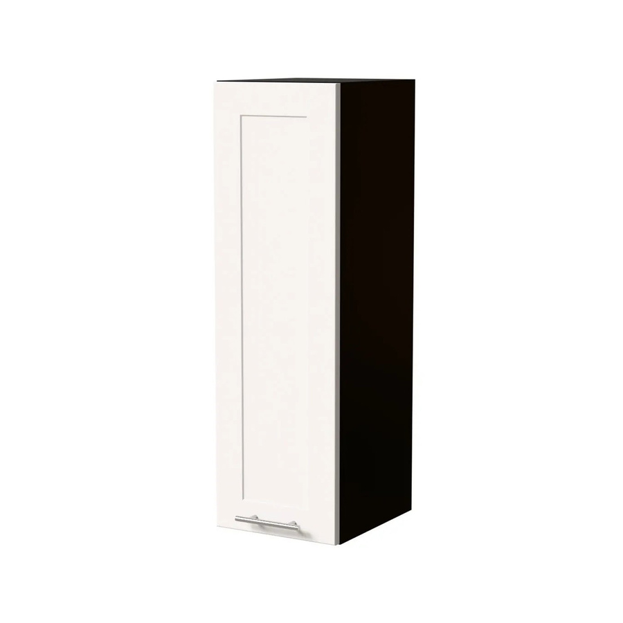 Feldmann-Wohnen Hängeschrank Oslo W4/30 Küchenschrank in Schwarz und Weiß Matt, B/T/H: 30 x 32,5 x 96 cm - Bild 2