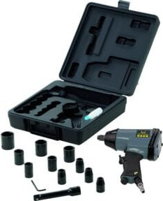 Schneider Electric Schlagschrauber SGS-Set 1/2 Zoll in Schwarz - Bild 1