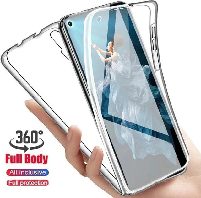 Klar 360 Full Wrap Handyhülle für Samsung Galaxy S26 S25 Ultra S24 S23 S22 S21 und Galaxy A15 in Transparent - Bild 1