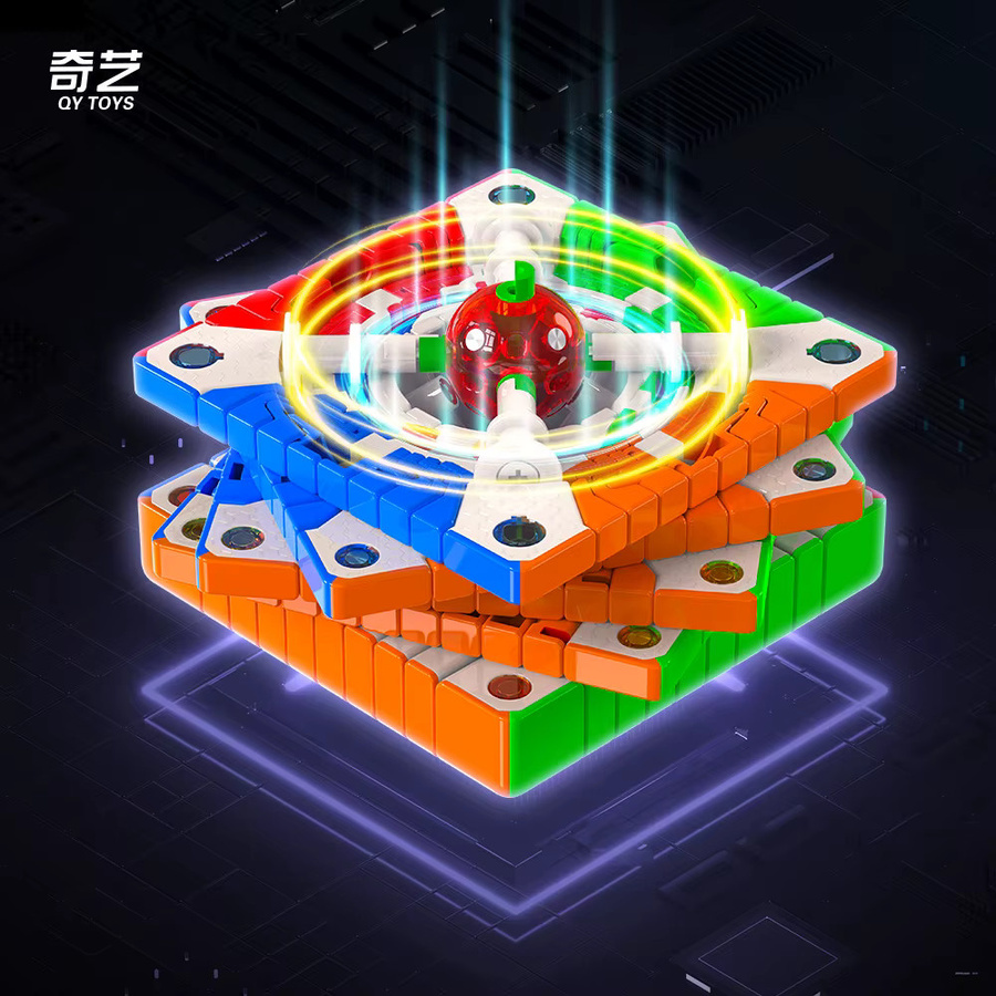 QiYi 10x10 Core Magnetische Version Speed Cube, Puzzle, Stickerless - Bild 1