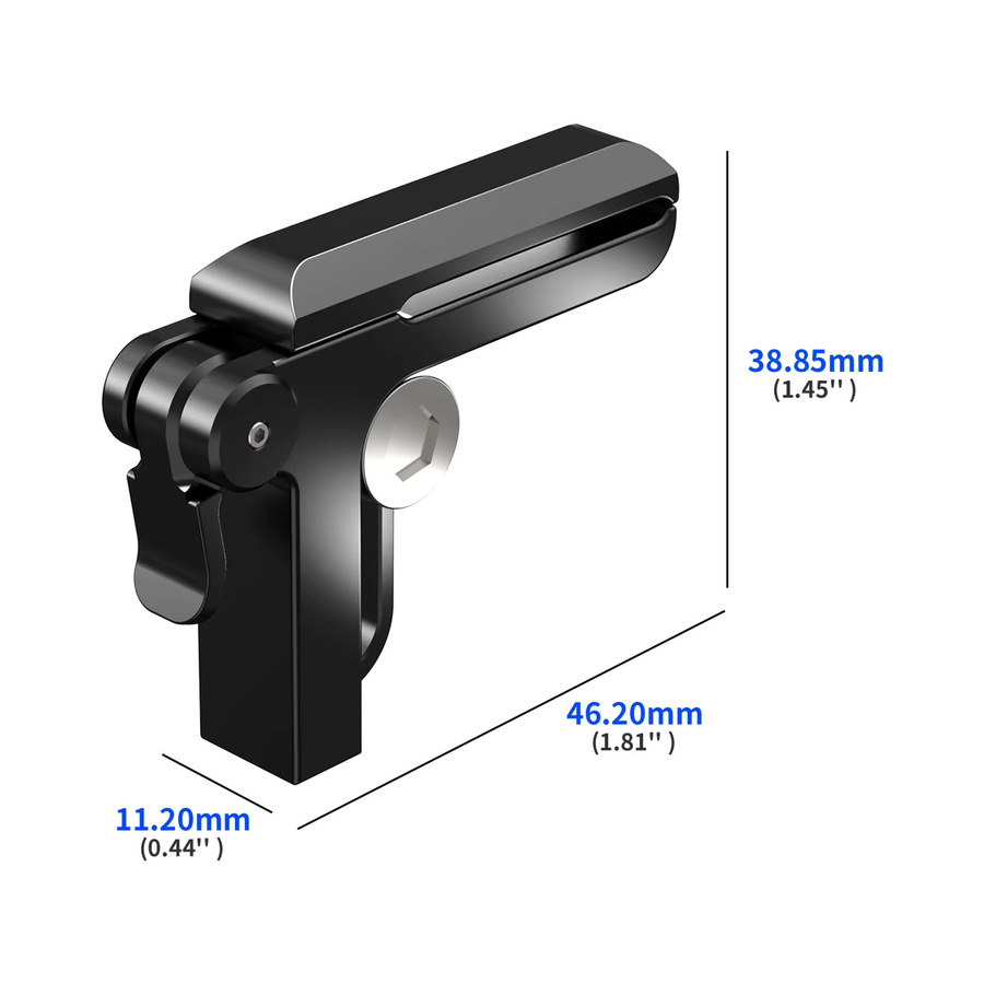 Kabelklemme für DSLR Kameras zur Organisation von HDMI und USB Kabeln in Schwarz für Sony und Canon Video Kamera Käfig Rig Monitor - Bild 3