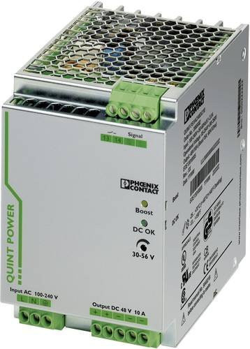 Phoenix Contact 2866682 Hutschienen-Netzteil DIN-Rail 48 V/DC 10A 480W in Silber - Bild 1