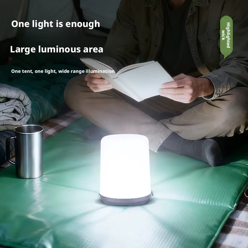 ESMARTER Camping Laterne Weiß Tragbare Outdoor Beleuchtung für Garten und Zelt - Bild 5