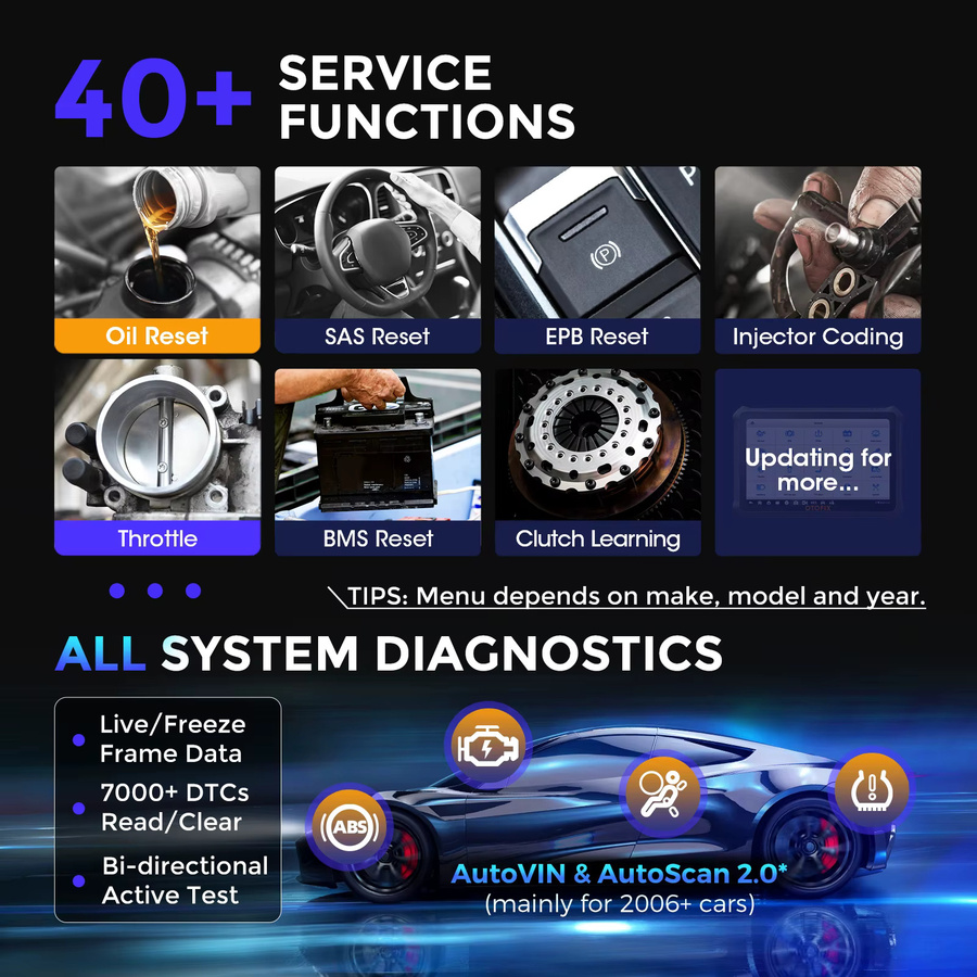 OTOFIX D1 MAX2 ECU-Codierungs-Diagnosescanner in Schwarz mit bidirektionalem Scan-Tool für alle Systeme, FCA SGW, CANFD und DoIP sowie 2 Jahren Updates - Bild 3
