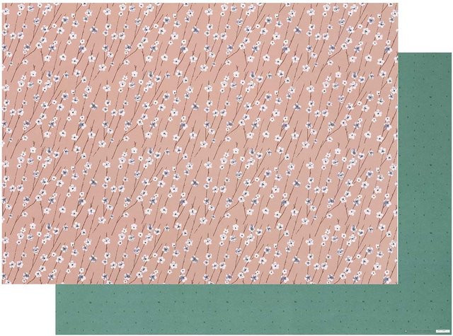 Rico Design Paper Poetry Motivkarton Blumenranken, Mehrfarbig, B x H: 50 x 70 cm - Bild 1