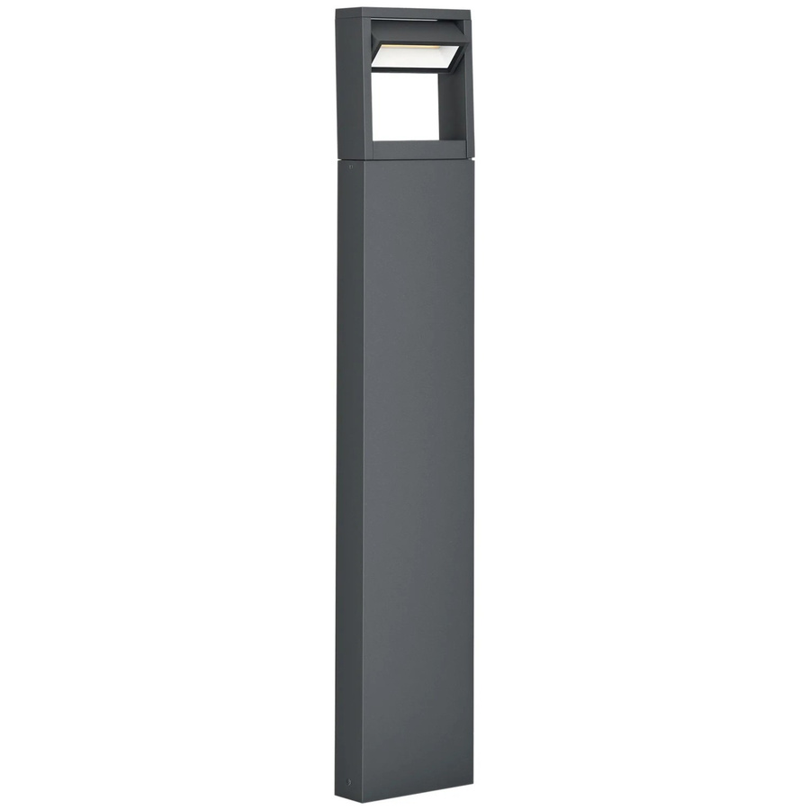 Furnicato Gartenlampe Wegleuchte Pfostenlicht mit LED in Dunkelgrau, B/T/H: 16 x 5 x 90 cm - Bild 2