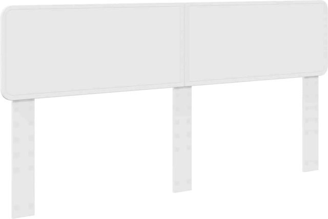 vidaXL Kopfteil in modernem Design aus Holzwerkstoff, Hochglanz Weiß, Breite: 180 cm - Bild 1