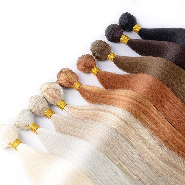 BUDABUDABUDA Haarverlängerung, Ombre, synthetisch, glatt, 24 Zoll - Bild 1