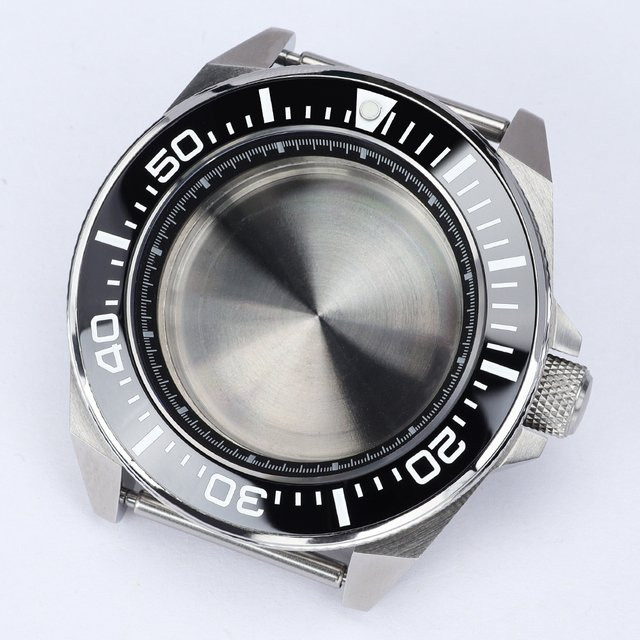 miaozhunke Uhrengehäuse, 43,8 mm, Saphirglas, Keramik-Lünette, Herren - Bild 1