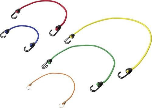 TOOLCRAFT Expanderseil elastisch und dehnbar mit Haken in Multicolour - Bild 1