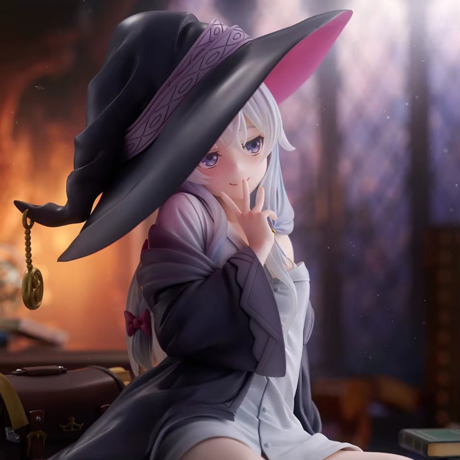 Bandai Hexen-Tour Elaina in Sitzposition, Anime-Figur, Einzelfigur - Bild 3