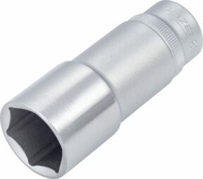 Hazet 6-Kant-Steckschlüssel-Einsatz 880LG-21 s in Silber, 21 mm mit 3/8 Zoll Vierkantaufnahme - Bild 1