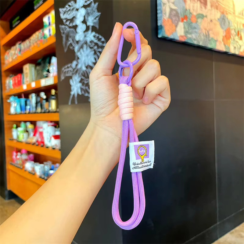 Yogodlns Lanyard-Schlüsselanhänger, bunt, geflochtenes Seil - Bild 2