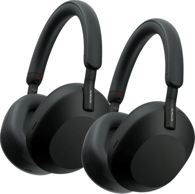 Sony WH-1000XM5 Bluetooth Over-Ear Kopfhörer Doppelpack Schwarz - Bild 1