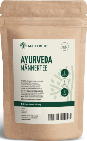 Achterhof Ayurveda Männertee, Kräutertee, koffeinfrei, 100 g - Bild 1