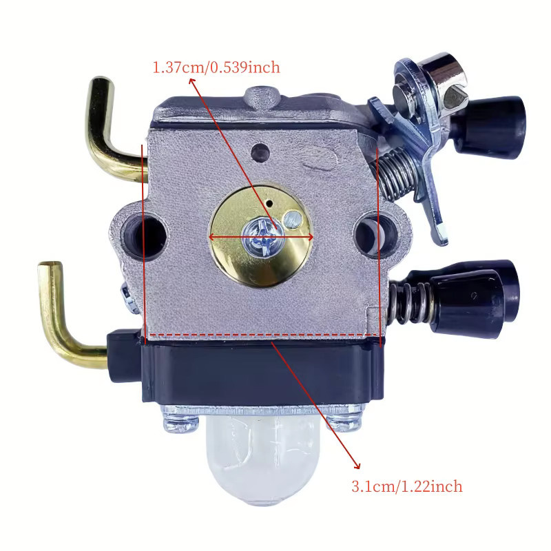STIHL Vergaser für String Trimmer Modelle FS38 FS45 FS46 FS74 FS75 FS76 FS80 FS85 FS46C FS55 FS55R FS55RC KM55 HL45 in Silber - Bild 2
