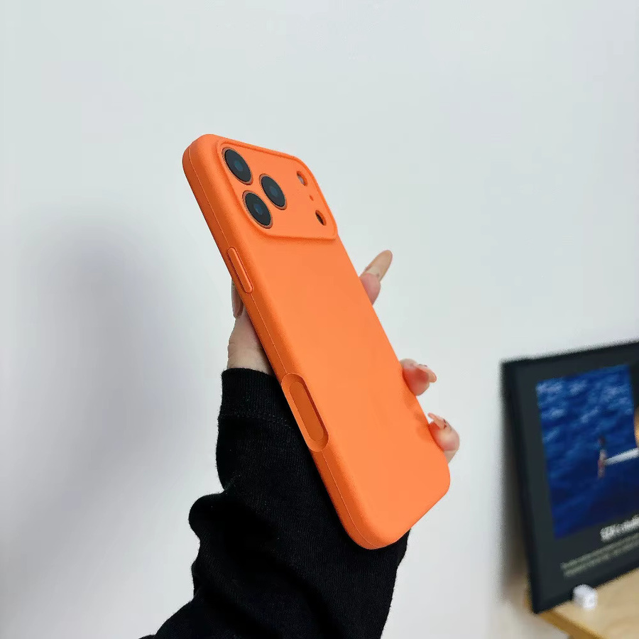FUCHU Magnetische Flüssigsilikon Hülle mit Kameraschutz und MagSafe Kompatibilität für iPhone 17 16 15 14 13 12 Pro Max Plus in Gelb - Bild 2