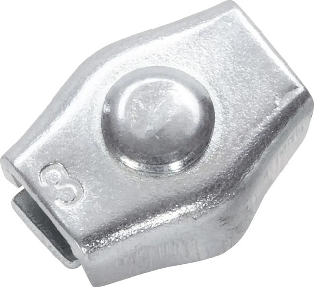 Simplex Klemme verzinkt in Silber für 4 mm bis 6 mm Durchmesser - Bild 1