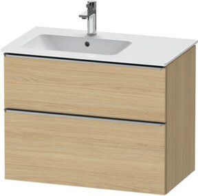 Duravit Waschtischunterschrank D-Neo in Eiche Natur, B/T/H: 81 x 46,2 x 62,5 cm - Bild 1