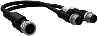 ABB 2TLA022316R0100 Sensor-Aktor-Steckverbinder in Schwarz - Bild 1