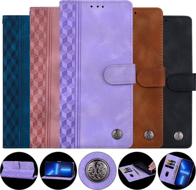 KEDBBAO Magnetische Leder-Brieftasche als Flip-Case für Sony Xperia 1 5 10 II III IV Lite V 2023 und Sony 1VI 5VI 10VI 2024 in Pink - Bild 1
