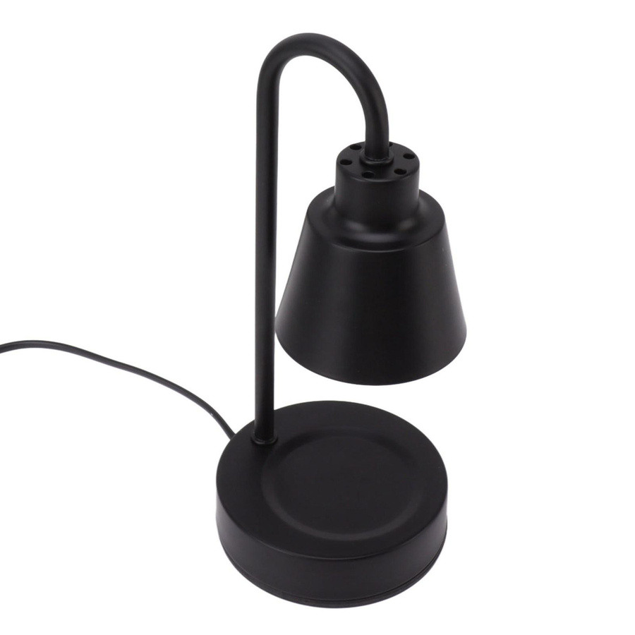 TOMTOP JMS Duftkerzenlampe aus Eisen in Schwarz mit GU10 Leuchtmittel und warmweißem Licht für Schlafzimmer, Arbeitszimmer und Esszimmer - Bild 3