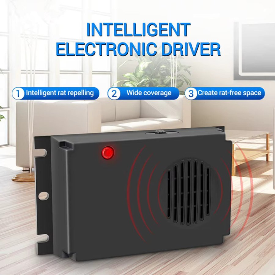VODOOL Ultraschall-Schädlingsbekämpfungsgerät als ungiftiger Nagetier-Abwehrschutz in Schwarz, batteriebetriebener elektronischer Mäuse-Repeller für Auto-Zubehör - Bild 2