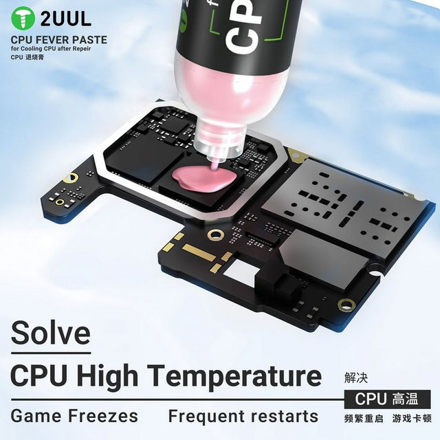 2UUL SC09/SC10 CPU Wärmeleitpaste für BGA-Chip-Reparatur und schnelle Wärmeableitung - Bild 1
