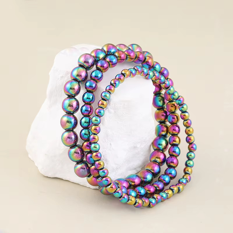 SANSWL Armband, Perle, Hämatit, Bunt - Bild 2