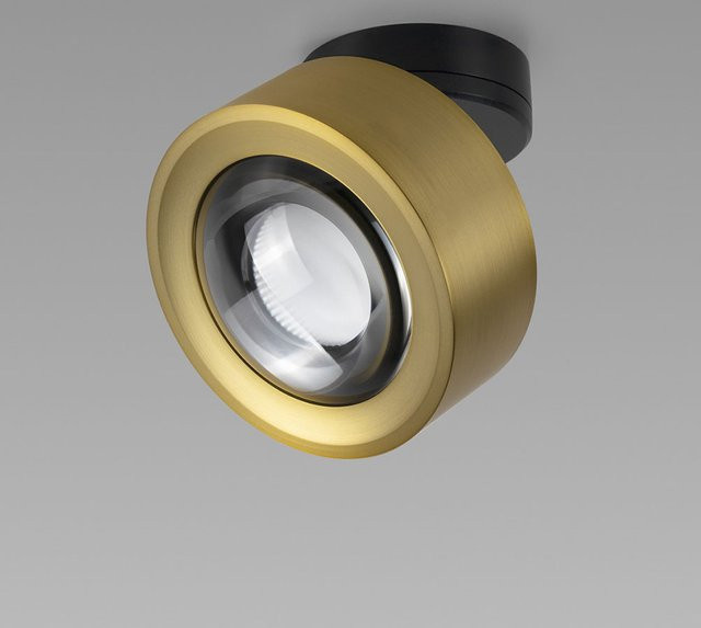 DLS Lighting Clippo Optic Royal LED-Wand- und Deckenstrahler in Gold/Messing, dimmbar und verstellbar - Bild 1