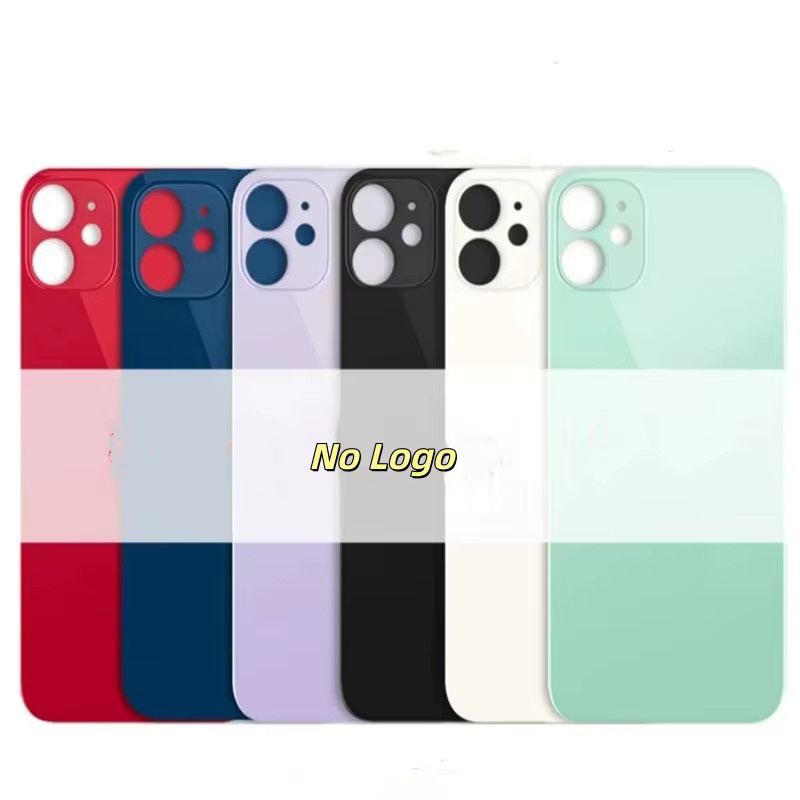 Apple Rückglas für iPhone 12 mini bis iPhone 12 in Blau und Mehrfarbig mit Kleber zur Gehäuse- und Batterieabdeckung - Bild 1