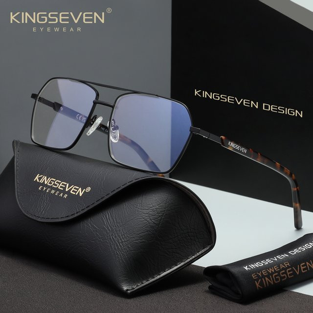 KINGSEVEN Computer Schutzbrille, Vollrand, Square, Unisex - Bild 1