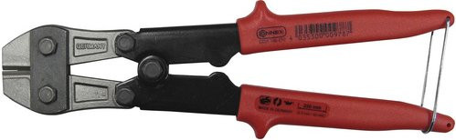 Connex Taschenbolzenschneider aus Werkzeugstahl und Kunststoff in Rot, Silber und Schwarz - Bild 1