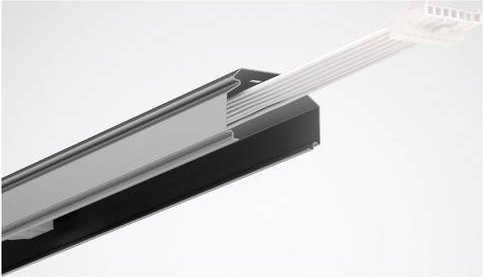 Trilux Tragprofil aus Metall in Schwarz für LED-Schienensysteme - Bild 1