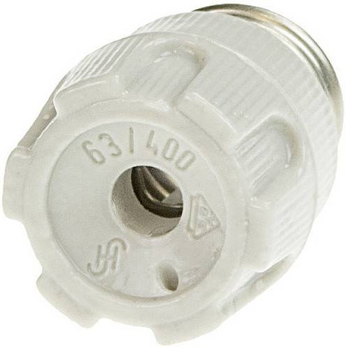 Siemens Keramik-Schraubkappe Sicherung D03 100A 400V in Weiß - Bild 1