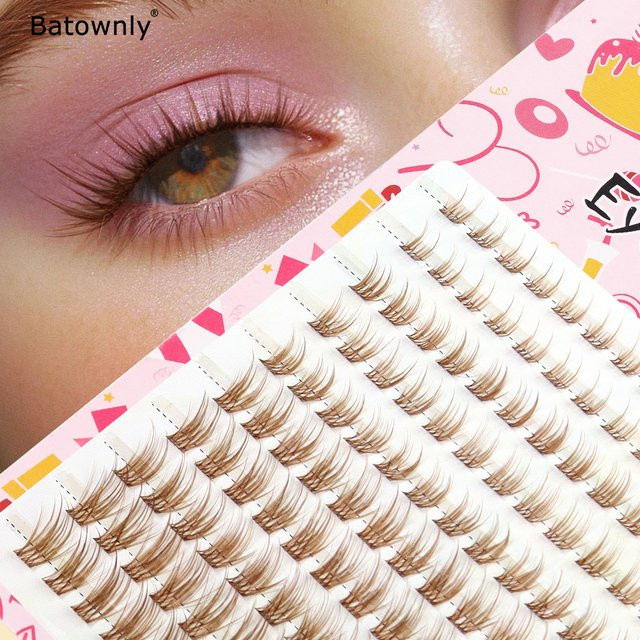 Batownly Wimperncluster, 120 Stück, braun, Unisex - Bild 1