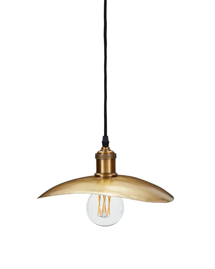 House Doctor Lampenschirm Hatt in Bronze aus Metall mit 30 cm Durchmesser - Bild 1