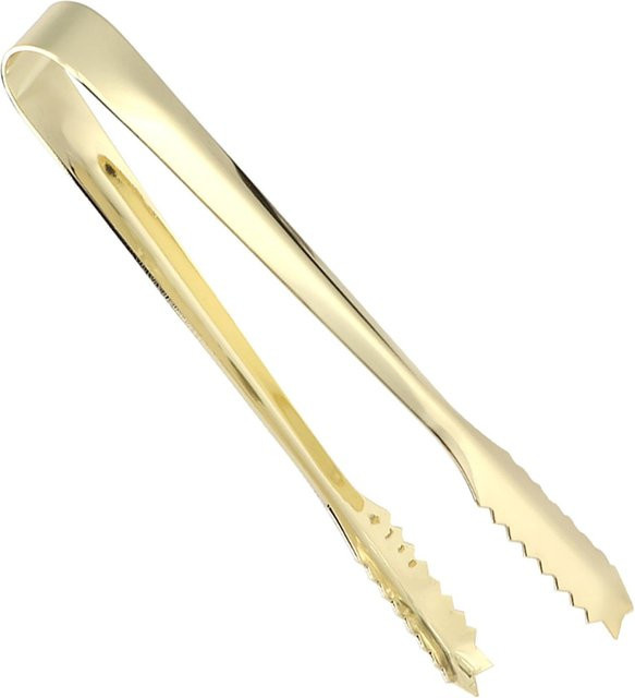 KaiSai Kochzange aus Edelstahl für Zucker, Eis und Gebäck in Silber oder Gold - Bild 1