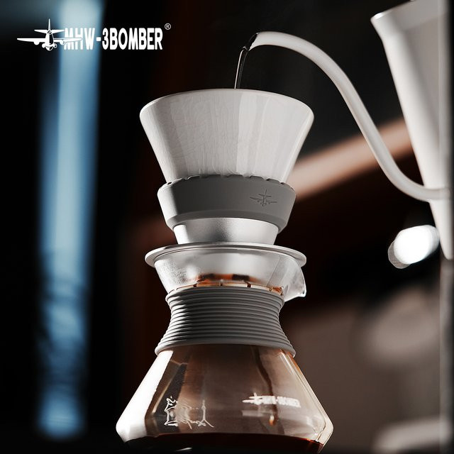 MHW-3BOMBER Aroma Coffee Server Glas-Karaffe für Pour Over Drip Coffee transparent - Bild 1