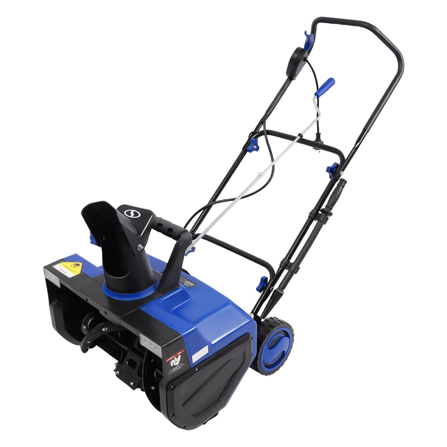 CNCEST Elektrische Schneefräse in Blau mit 56 cm Reinigungsbreite, verstellbarem Auswurf und Doppel-LED-Leuchten (2400W/1800W) - Bild 3