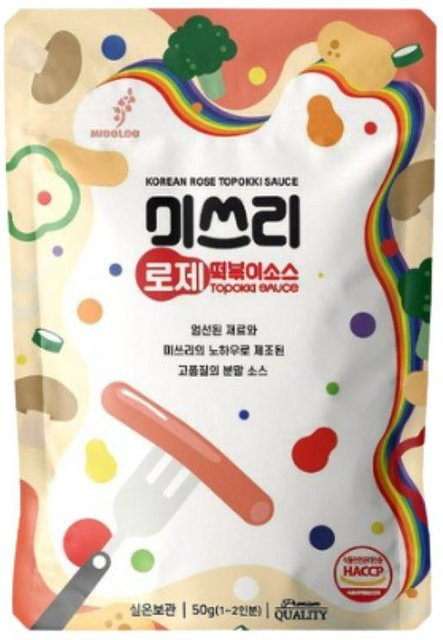 Miss Lee Rose Tteokbokki Sauce cremige scharfe 3 x 50 g - Bild 1