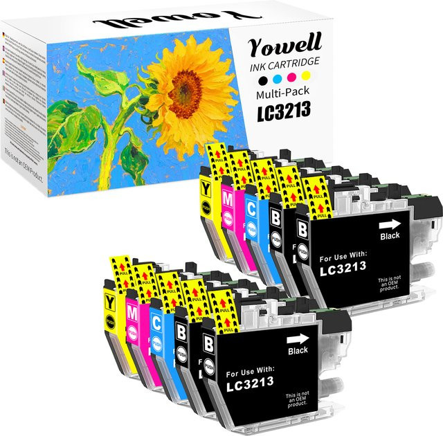 Yowell LC-3213 Tintenpatronen Multicolor kompatibel mit Brother DCP-J572DW, MFC-J497DW, DCP-J772DW, DCP-J774DW, MFC-J491DW und MFC-J890DW - Bild 1
