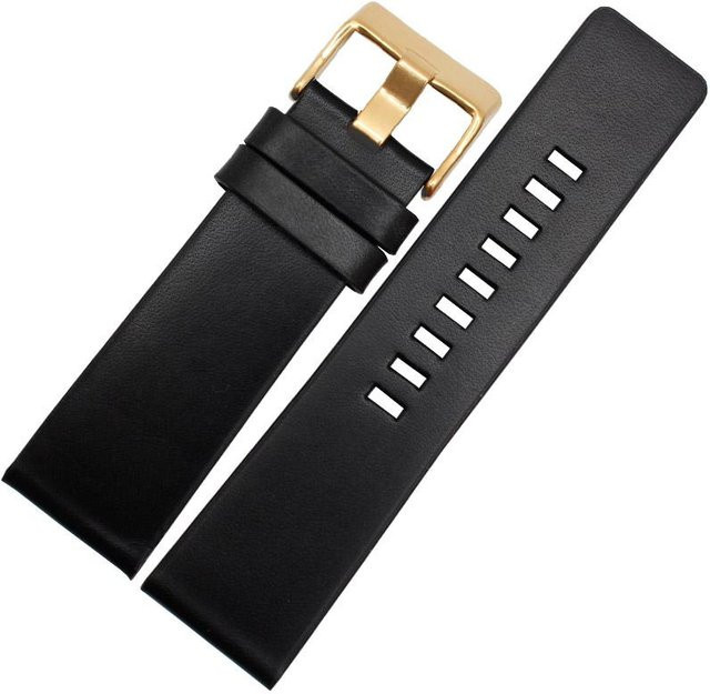 Diesel Uhrenarmband Leder, 24 mm, Schwarz, Herren - Bild 1