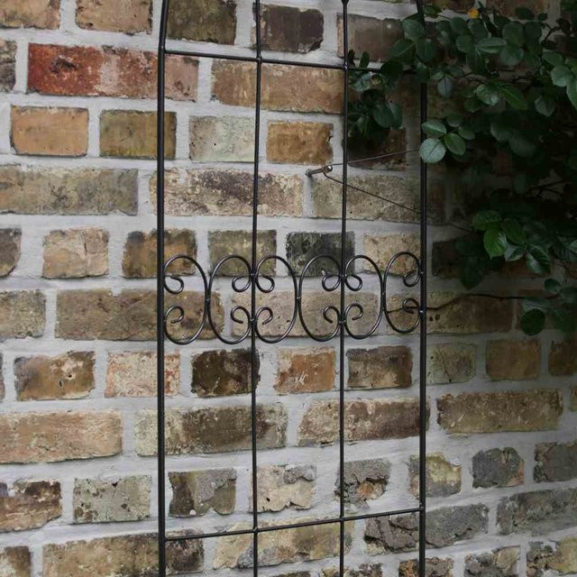 SIENA GARDEN Rankgitter Lilie aus Metall in Anthrazit/Schwarz - Bild 1