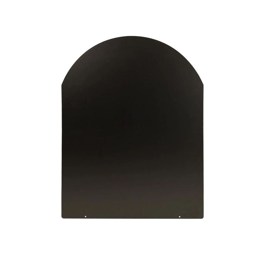 Sannover Bodenschutz aus Stahl in Schwarz für Holz- und Pelletöfen, Breite: 60 cm, Tiefe: 80 cm - Bild 2