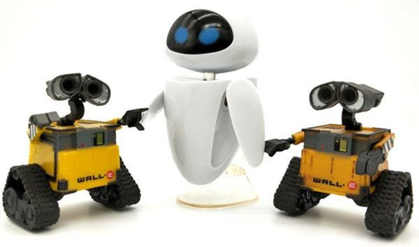 Binchi Outdoor Product Wall-E Roboter Wall E Eve, Actionfigur, PVC, ab 3 Jahren - Bild 1