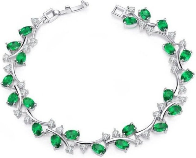 YIRAN Armband, Kupfer, Weiß, Kristall, Damen - Bild 1