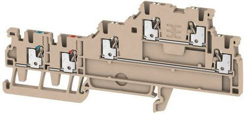 Weidmüller Aktorenklemme 3.5 mm Zugfeder Beige 100 Stück - Bild 1