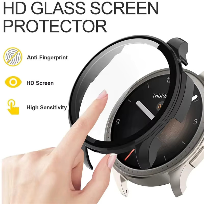 Amazfit Schutzhülle Glas, transparent, Smartwatch Zubehör - Bild 3