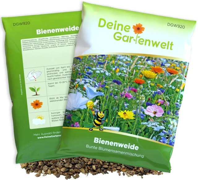 Deine Gartenwelt Bienenweide Blumenmischung Samen 100 g - Bild 1